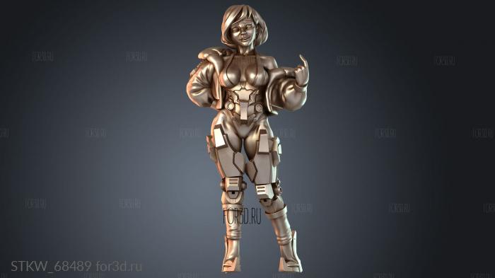 STKW_68489 stl model for CNC