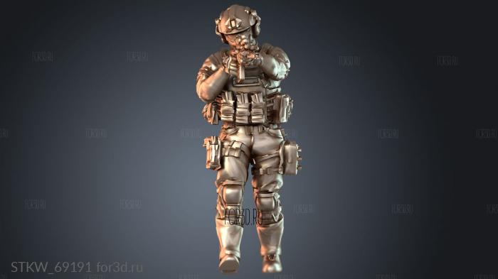 STKW_69191 stl model for CNC