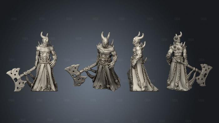 Gotten Games Denizens Of Hell Barbed Champion stl model for CNC