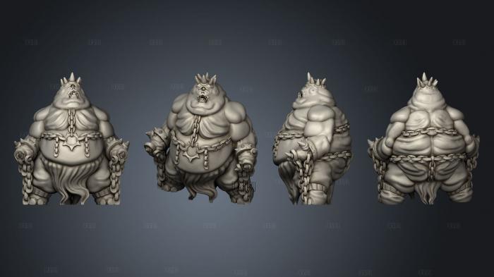 Gotten Games Denizens Of Hell Bloated Demon Lord stl model for CNC