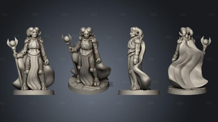 Gotten Games Denizens Of Hell Cambion Mage Based stl model for CNC