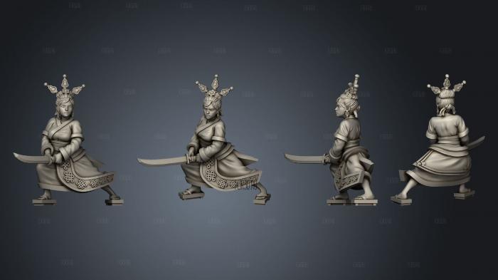 Samurai stl model for CNC