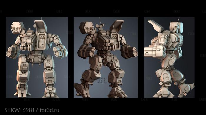 STKW_69817 stl model for CNC