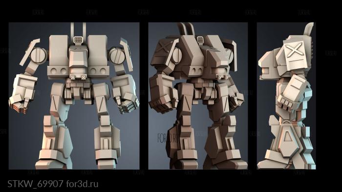 STKW_69907 stl model for CNC