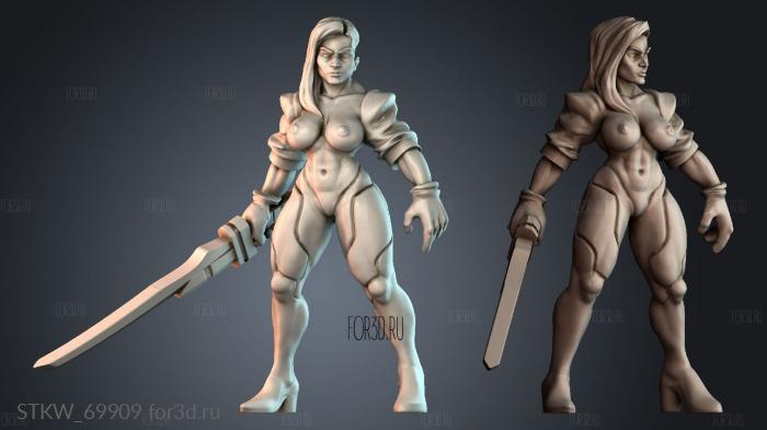 STKW_69909 stl model for CNC