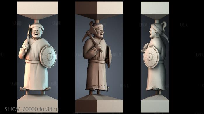 STKW_70000 stl model for CNC