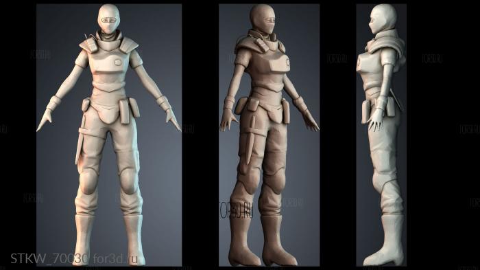 STKW_70030 stl model for CNC