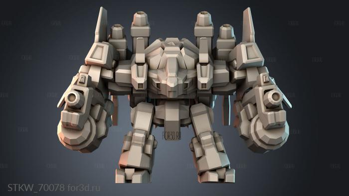 STKW_70078 stl model for CNC