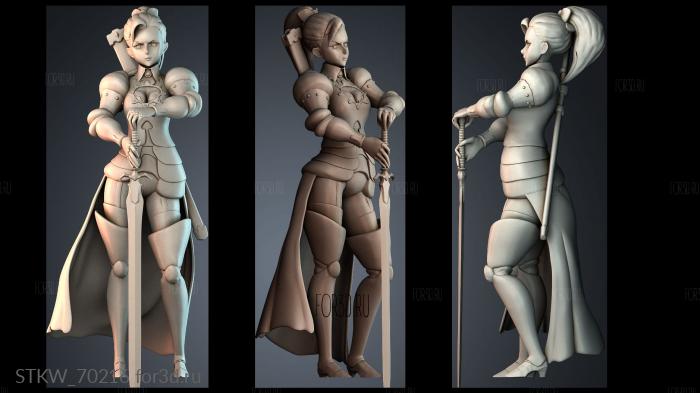 STKW_70216 stl model for CNC