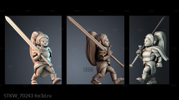 STKW_70243 stl model for CNC