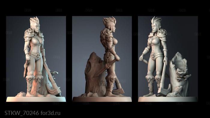 STKW_70246 stl model for CNC