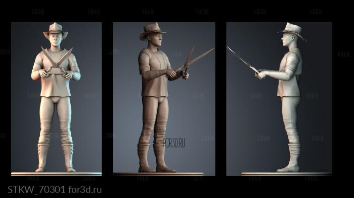 STKW_70301 stl model for CNC