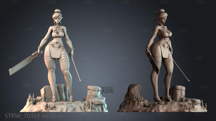 STKW_70319 stl model for CNC