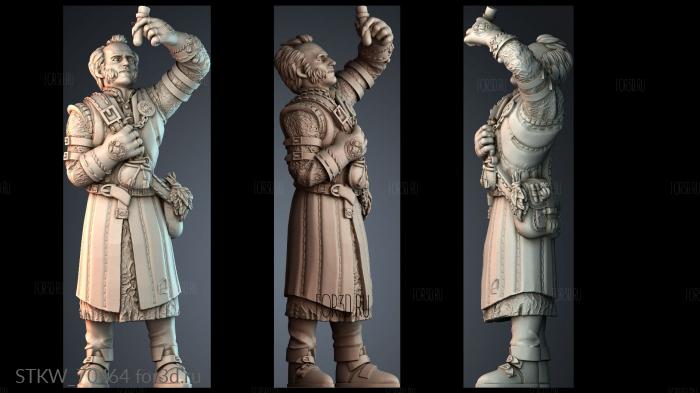 STKW_70464 stl model for CNC