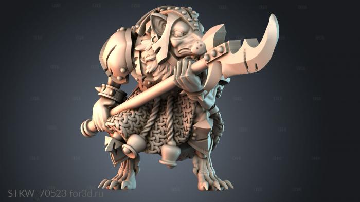 STKW_70523 stl model for CNC