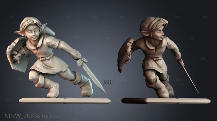 STKW_70636 stl model for CNC