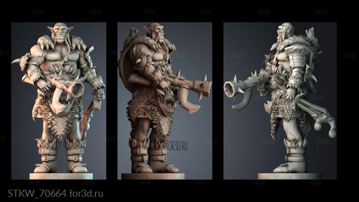 STKW_70664 stl model for CNC