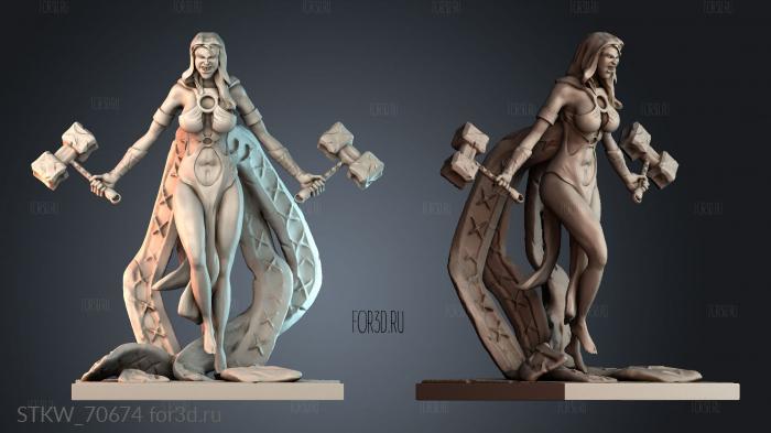 STKW_70674 stl model for CNC