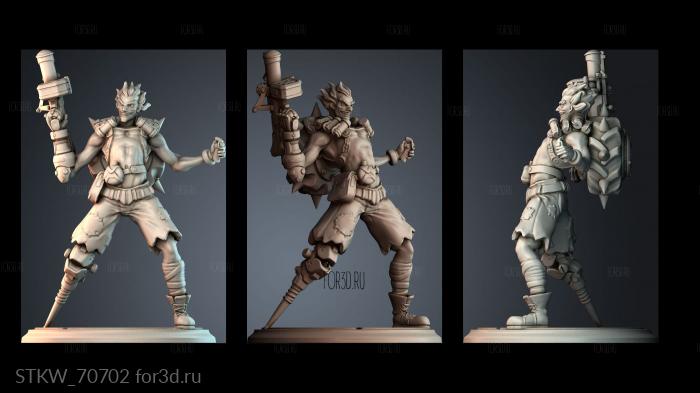 STKW_70702 stl model for CNC