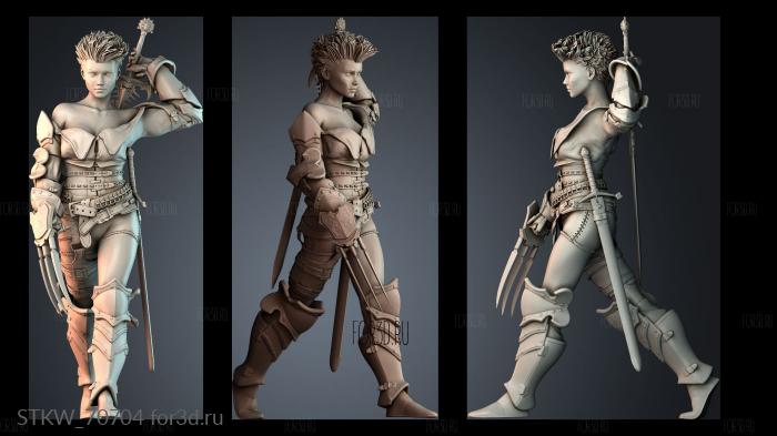 STKW_70704 stl model for CNC