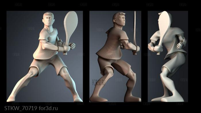 STKW_70719 stl model for CNC