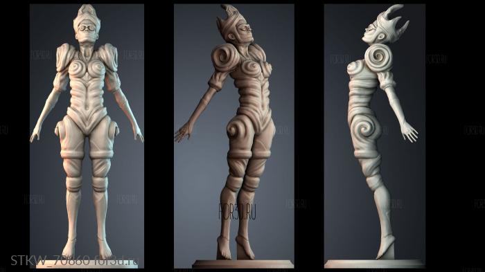 STKW_70860 stl model for CNC