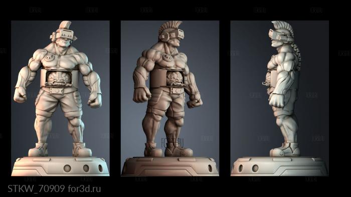 STKW_70909 stl model for CNC