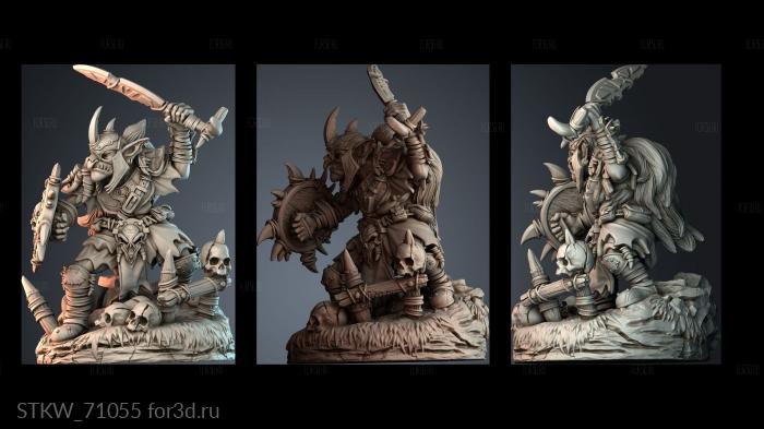 STKW_71055 stl model for CNC