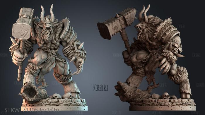 STKW_71105 stl model for CNC