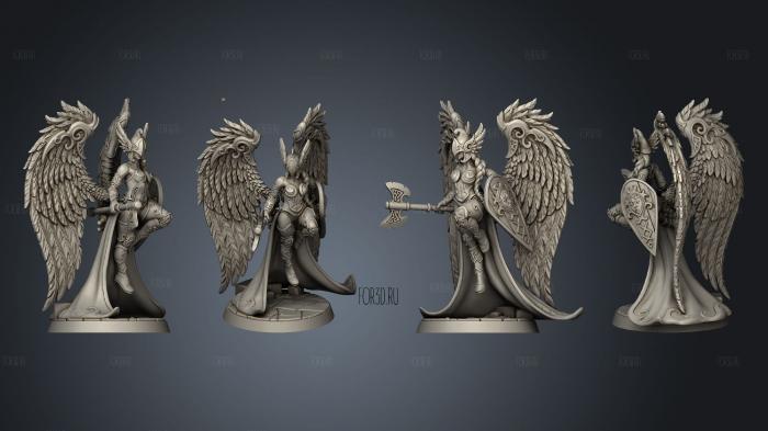 Gunhild the Iron Wings stl model for CNC
