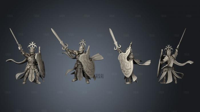 Highborn Elves Eagle Pilar 002 3d stl модель для ЧПУ