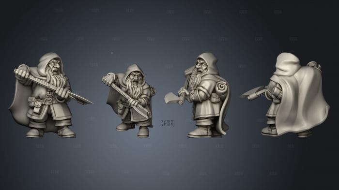 HILL DWARF 01 stl model for CNC