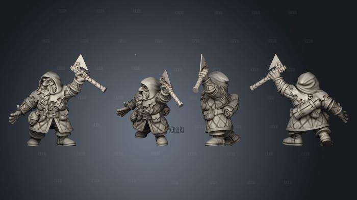 HILL DWARF 02 stl model for CNC