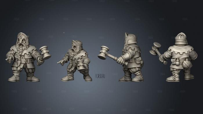 HILL DWARF 03 stl model for CNC