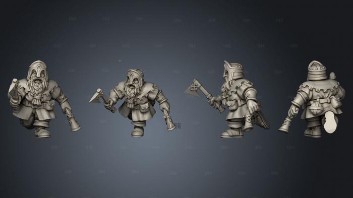 HILL DWARF 10 stl model for CNC