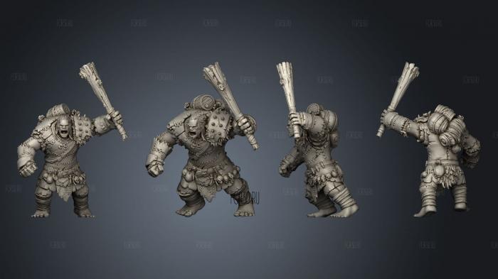 Hill Giant Club Huge 3d stl модель для ЧПУ