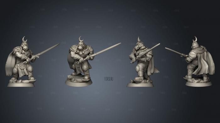 Hippokin Paladin stl model for CNC
