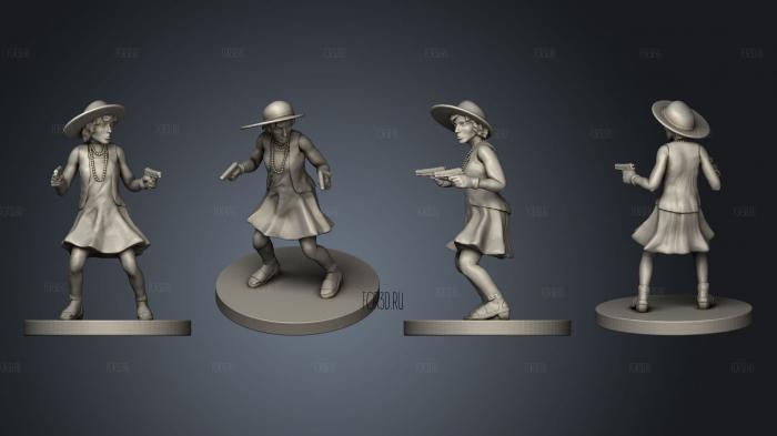 Horror Jenny Barnes stl model for CNC