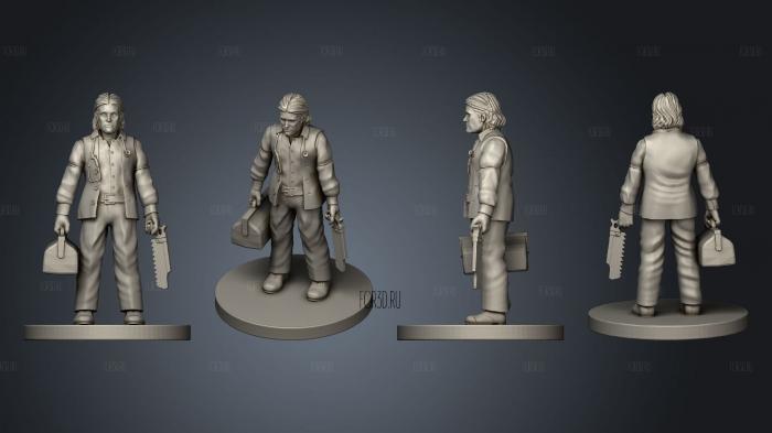 Horror Vincent Lee stl model for CNC