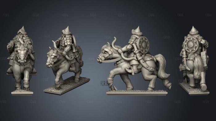 horse archersrider 2 stl model for CNC