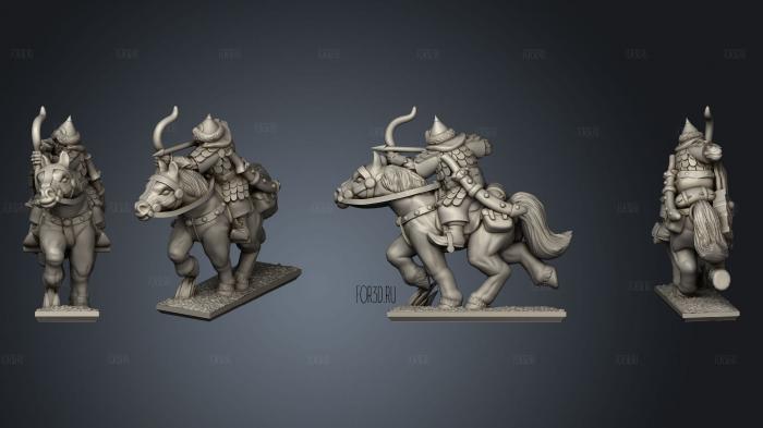 horse archersrider 5 3d stl модель для ЧПУ