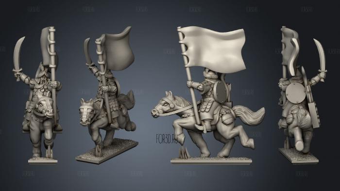 horse archersrider 7 stl model for CNC