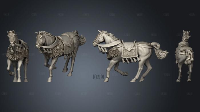 Horse B stl model for CNC