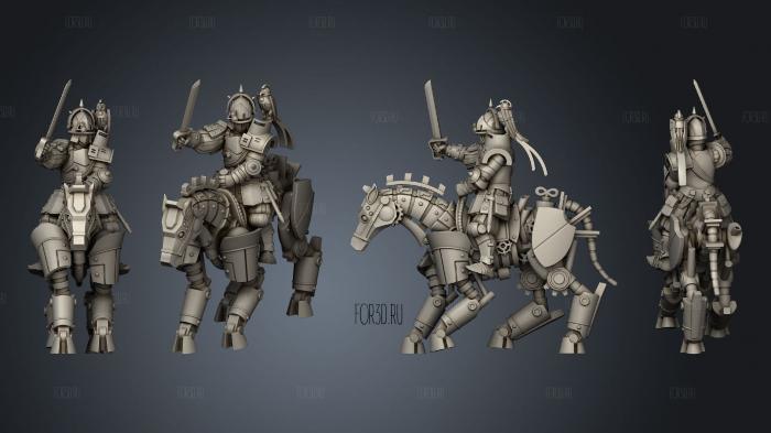 Horse Captain 1 stl model for CNC