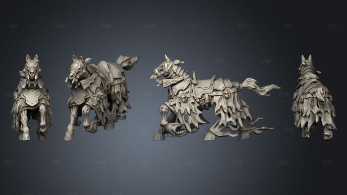 Horse ghost 02 stl model for CNC