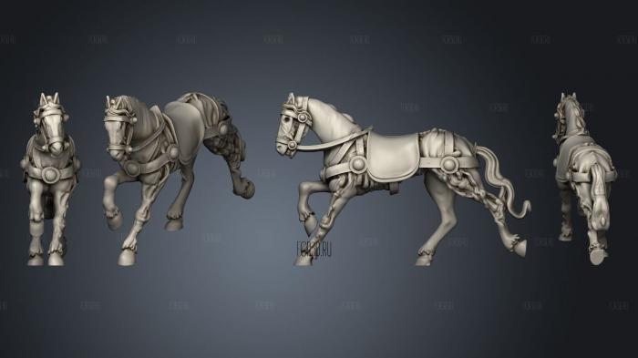 Horse 02 stl model for CNC