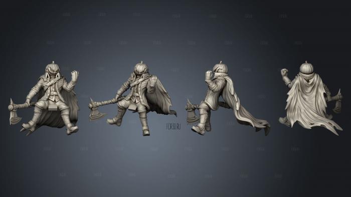 Horseman 01 stl model for CNC