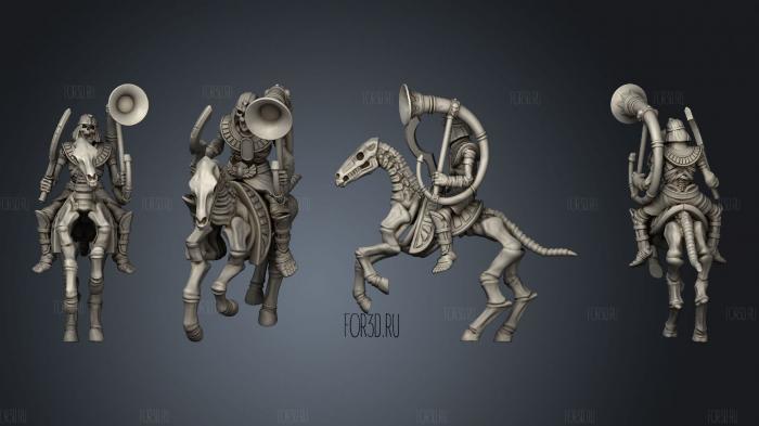 Horsemen 5 Musician stl model for CNC