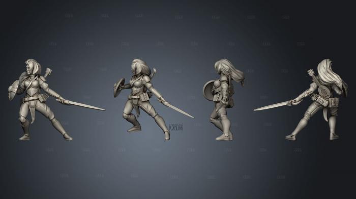 Human Bard 2 3 3d stl модель для ЧПУ