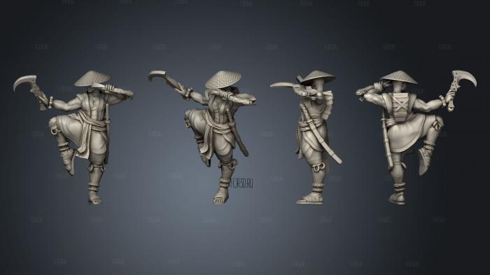 Human Monk Pose 06 3d stl модель для ЧПУ